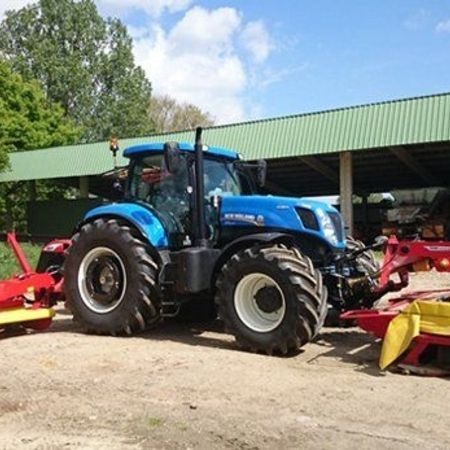 Blauer Traktor von Trikoland